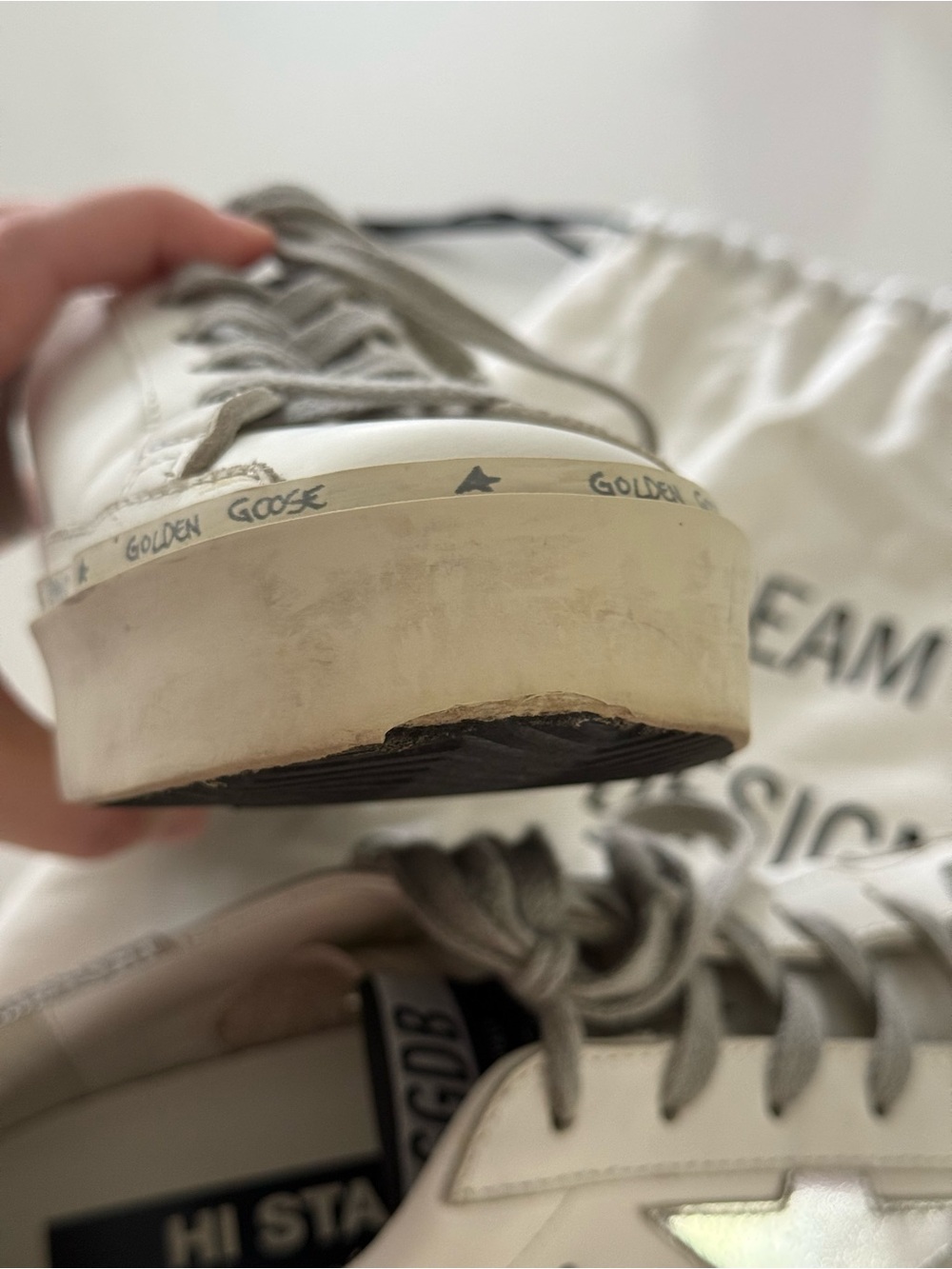 Golden Goose Hi Star Platform Sneaker - Picture 6 of 10